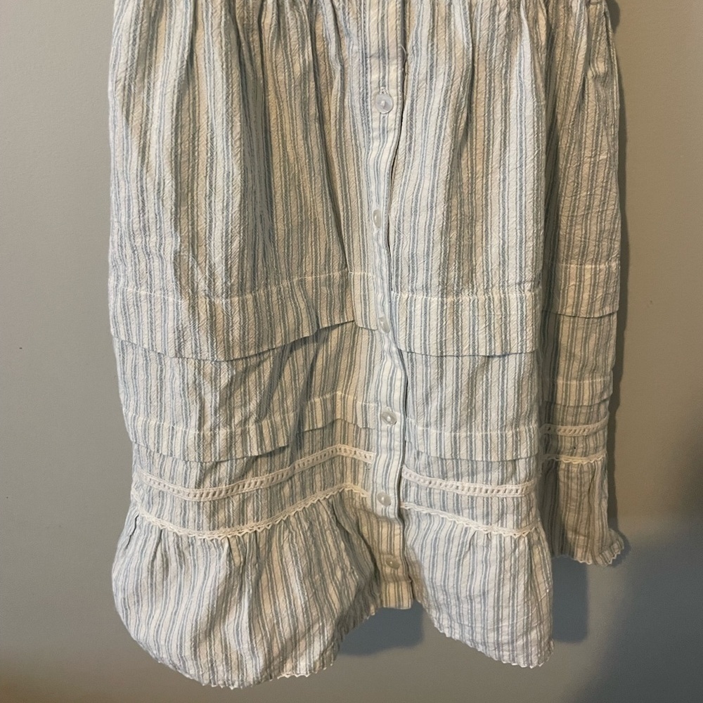 Free People Desert Days Stripe Mini Dress size S New - Picture 10 of 11